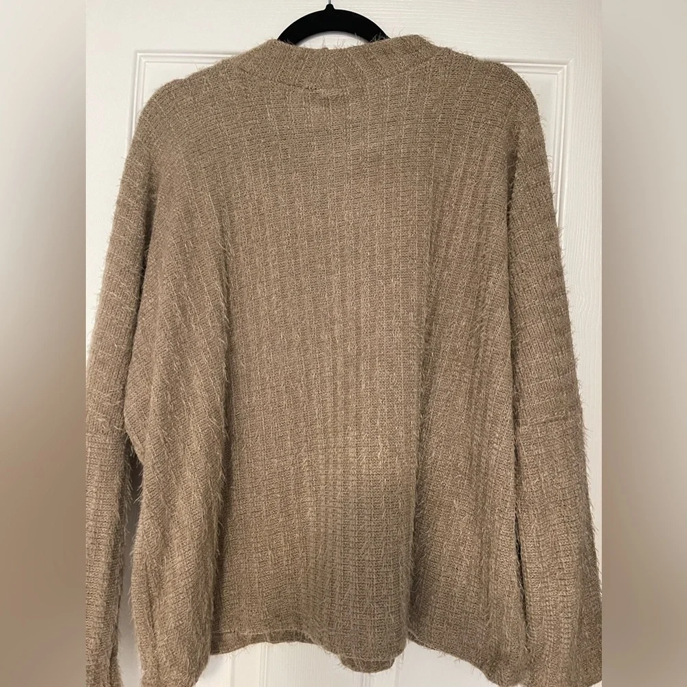 Lane Bryant tan fur sweater - Picture 4 of 4